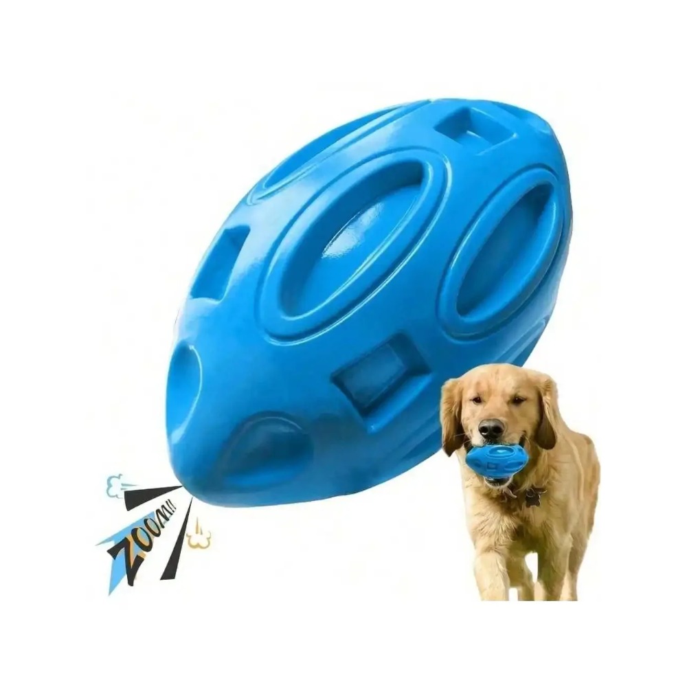 Indestructible Dog Chew Toy - كرة رجبي غير قابلة للتدمير تصدر
