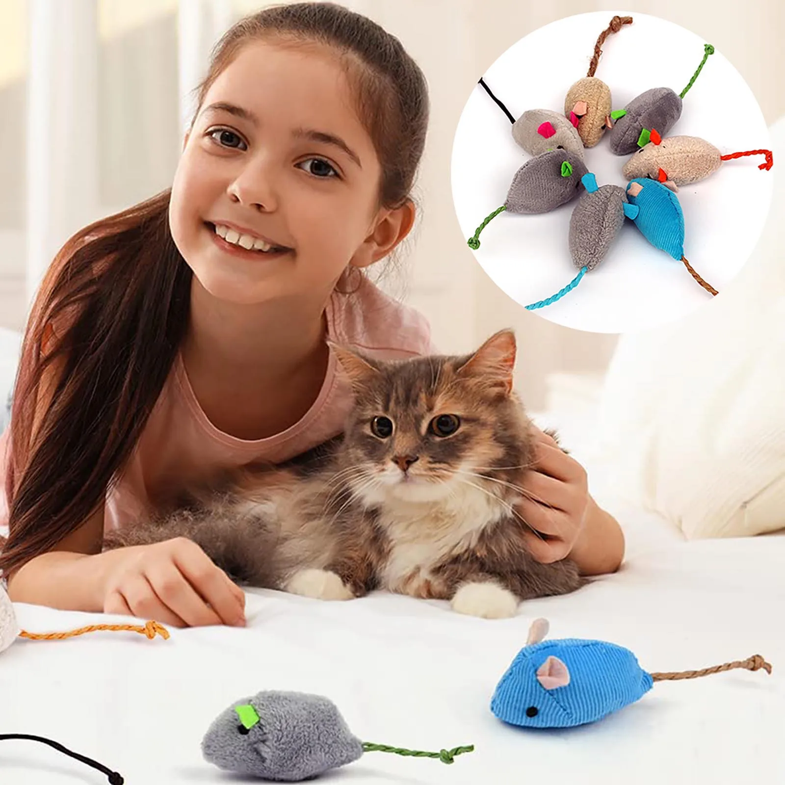 لعبة قطة قطيفة ناعمة وتفاعلية  - مراجعة Catnip Interactive Plush Mouse وسعره